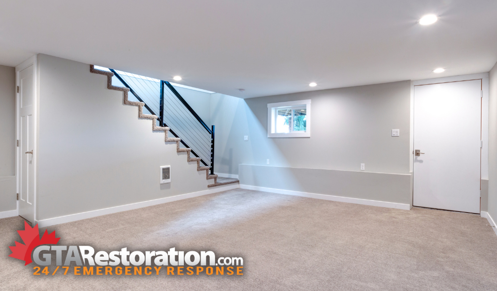 Even a finished basement can have musty smells