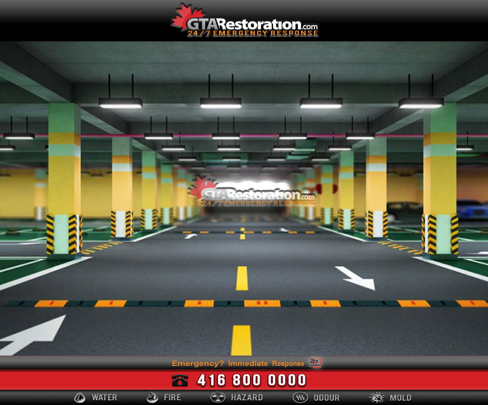 Parking Lot Garage Cleaning Sweeping Service