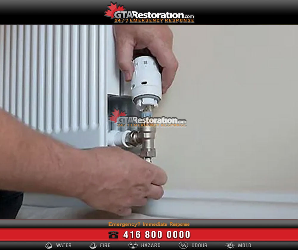 Thermostatic radiator valve, automatic radiator valve, fix a radiator valve leak, auto radiator valve, fitting a radiator valve