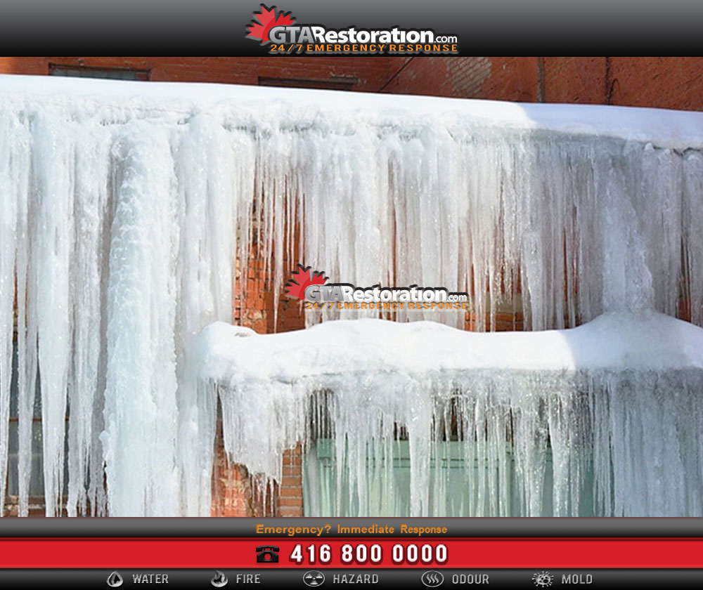 How to Restore Property Damage from an Ice Dam?