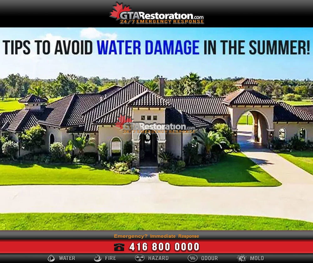 How to prevent summer water damage