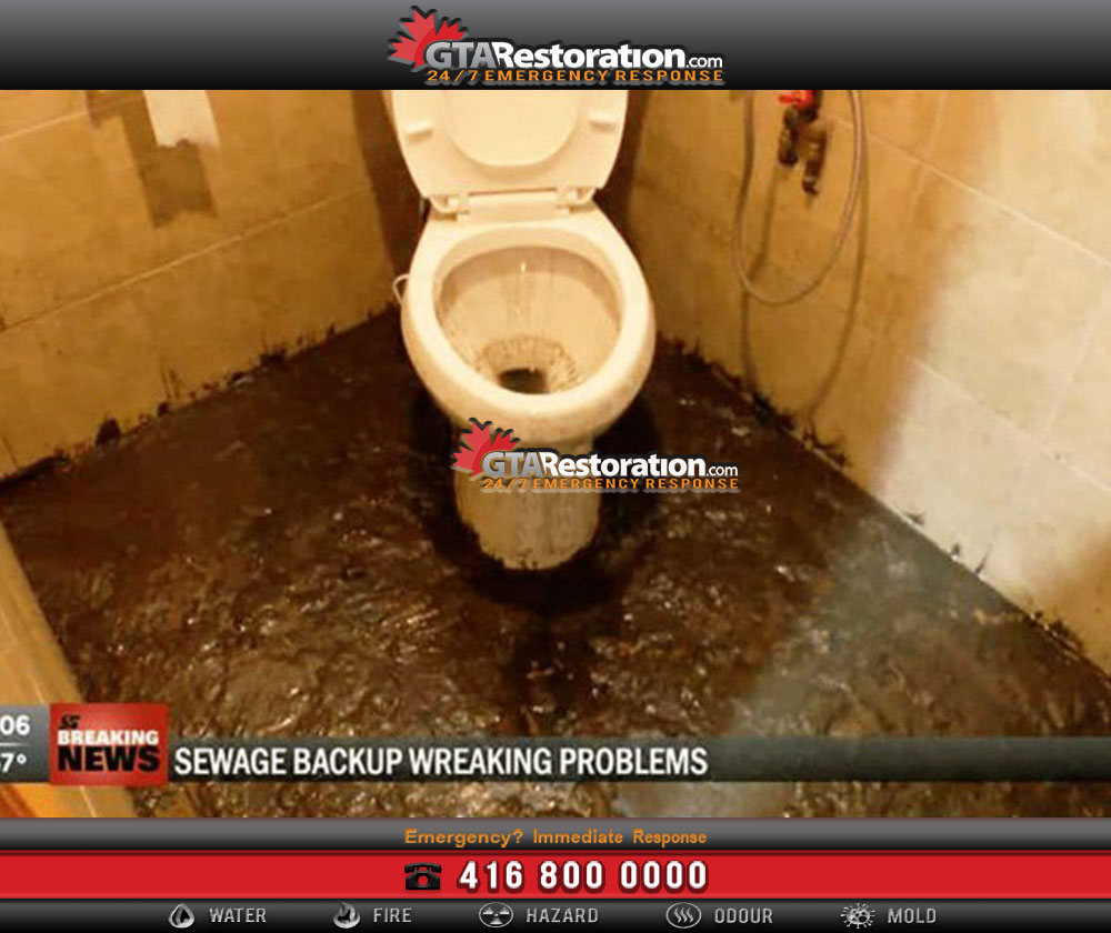Occurrences-of-sewer-backup-in-toronto-home-in-basement