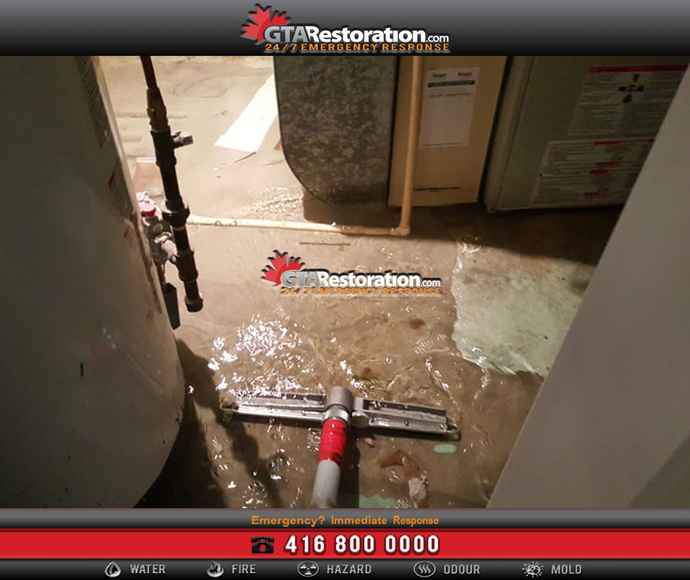 Emergency flood cleanup