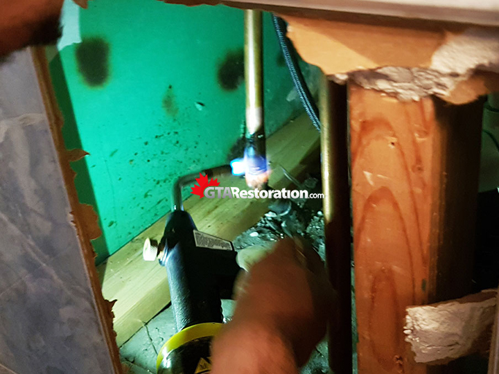 Burst pipe repair frozen pipes edmonton, burst pipe repair